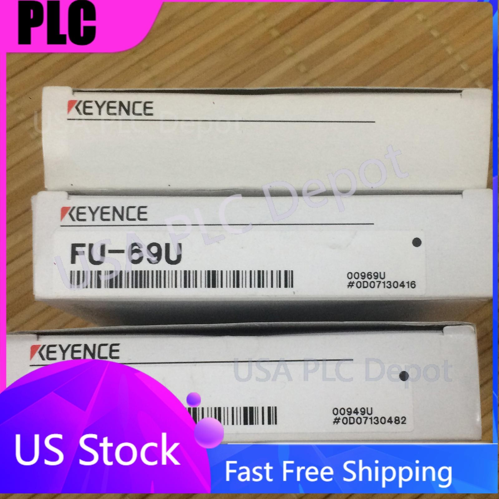 One Keyence FU-69U Fiber Optic Sensor New Free Shipping
