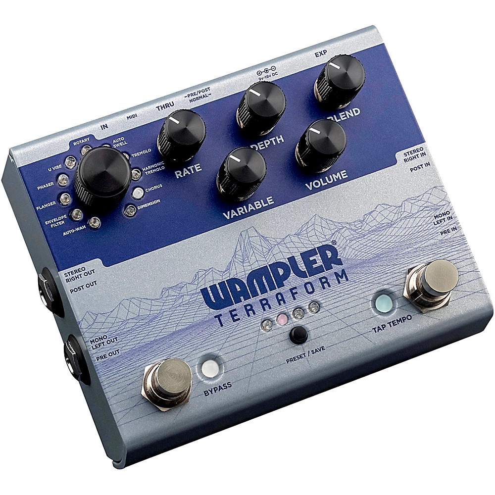 Wampler Terraform Modulation Multi-Effects Pedal LN