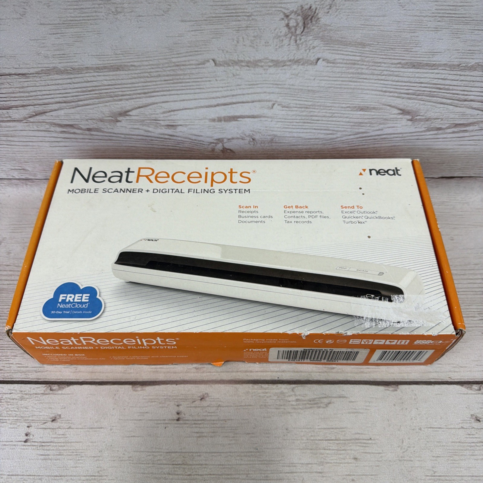 NEAT RECEIPTS Mobile Scanner  Open Box Never Used NEATRECEIPTS NM 1000 Free Ship