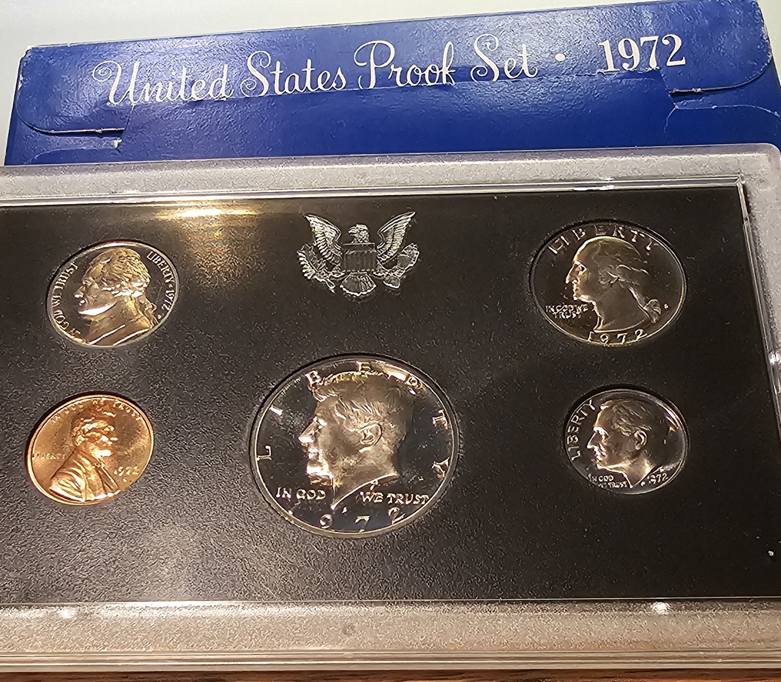 U.S. Mint 1972 Proof Set San Francisco with Original Packaging