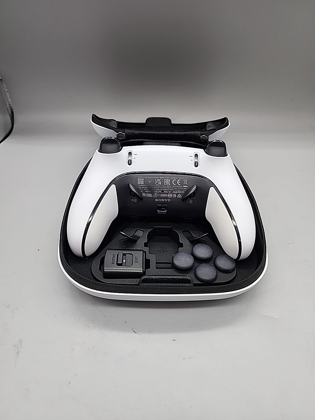 Sony DualSense Edge Wireless Controller Bundle with Case, Thumbsticks
