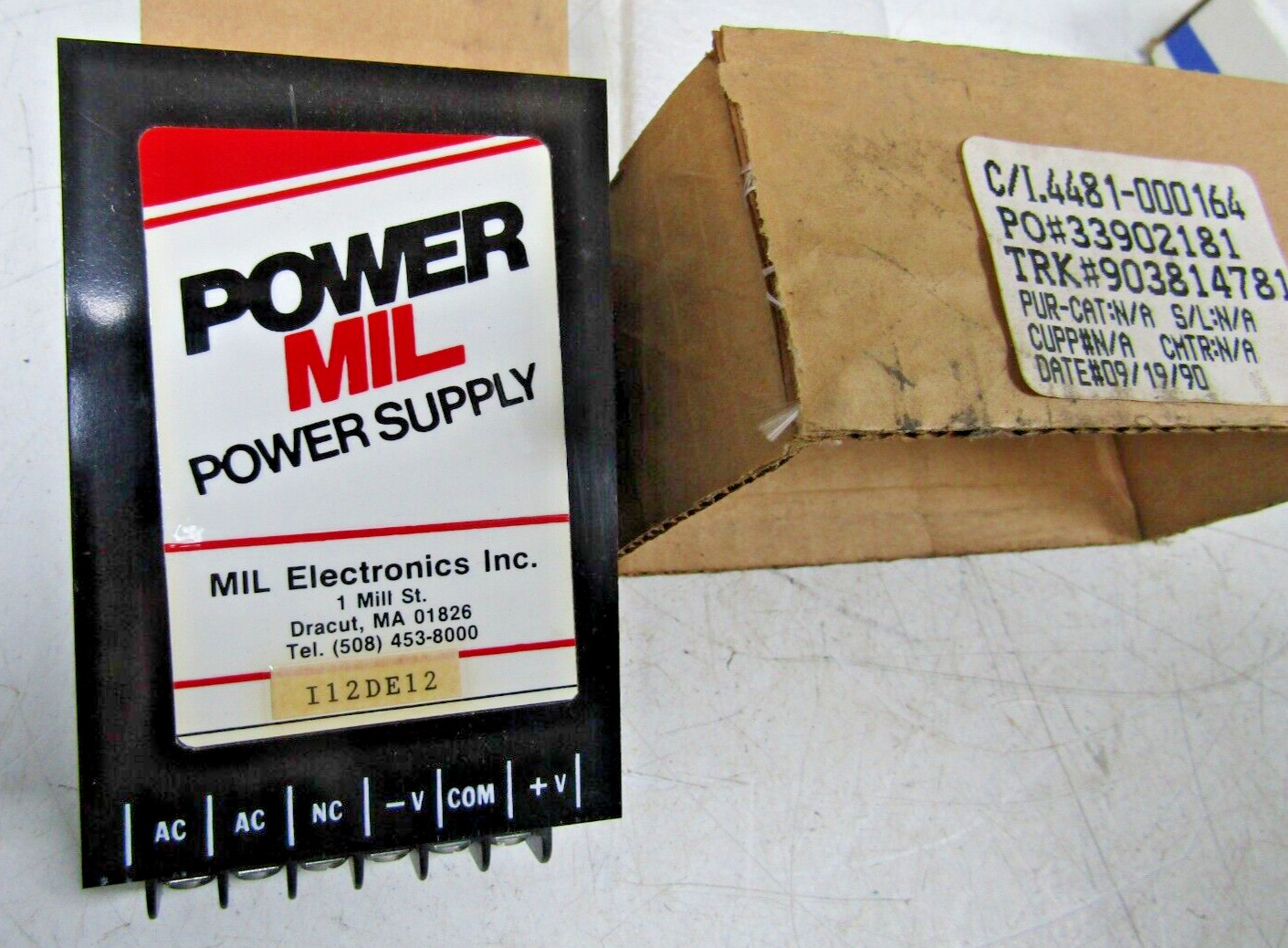 🔥 NEW MIL POWER SUPPLY I12DE12