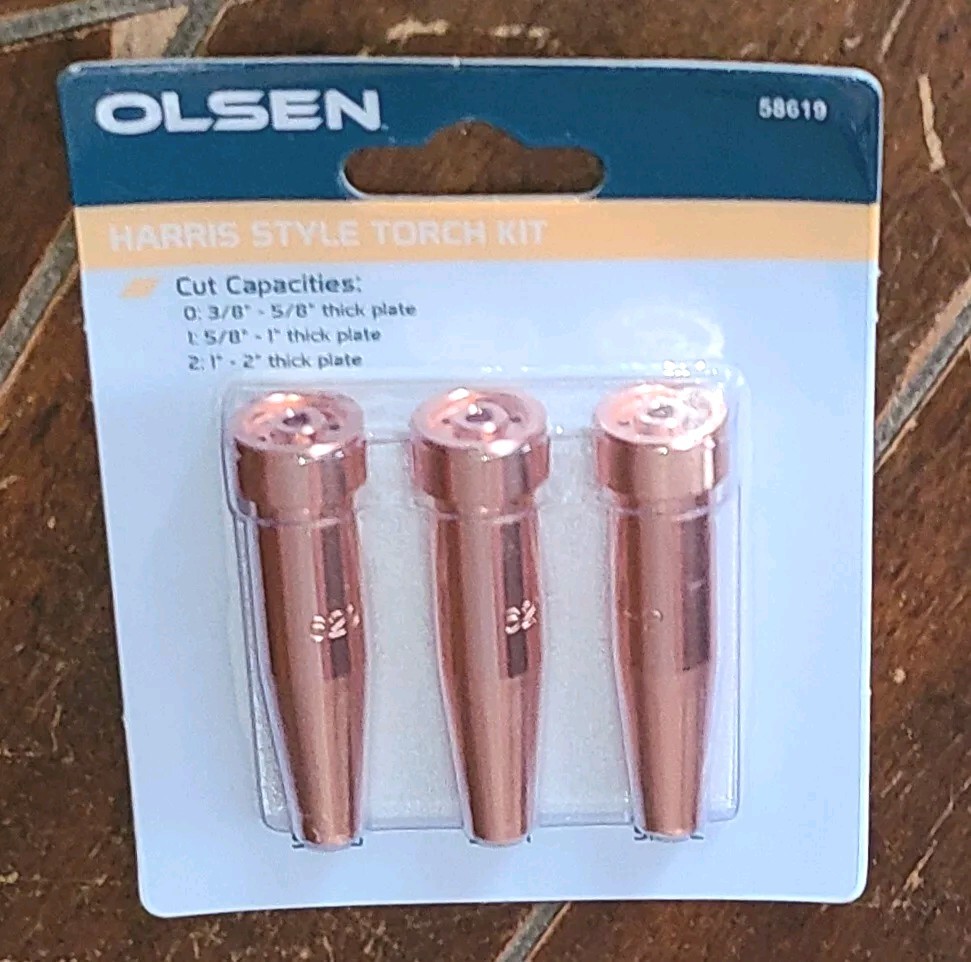 Olsen Harris Style Torch Kit! Cut Capacities: 0/1/2 ~ Item #58619