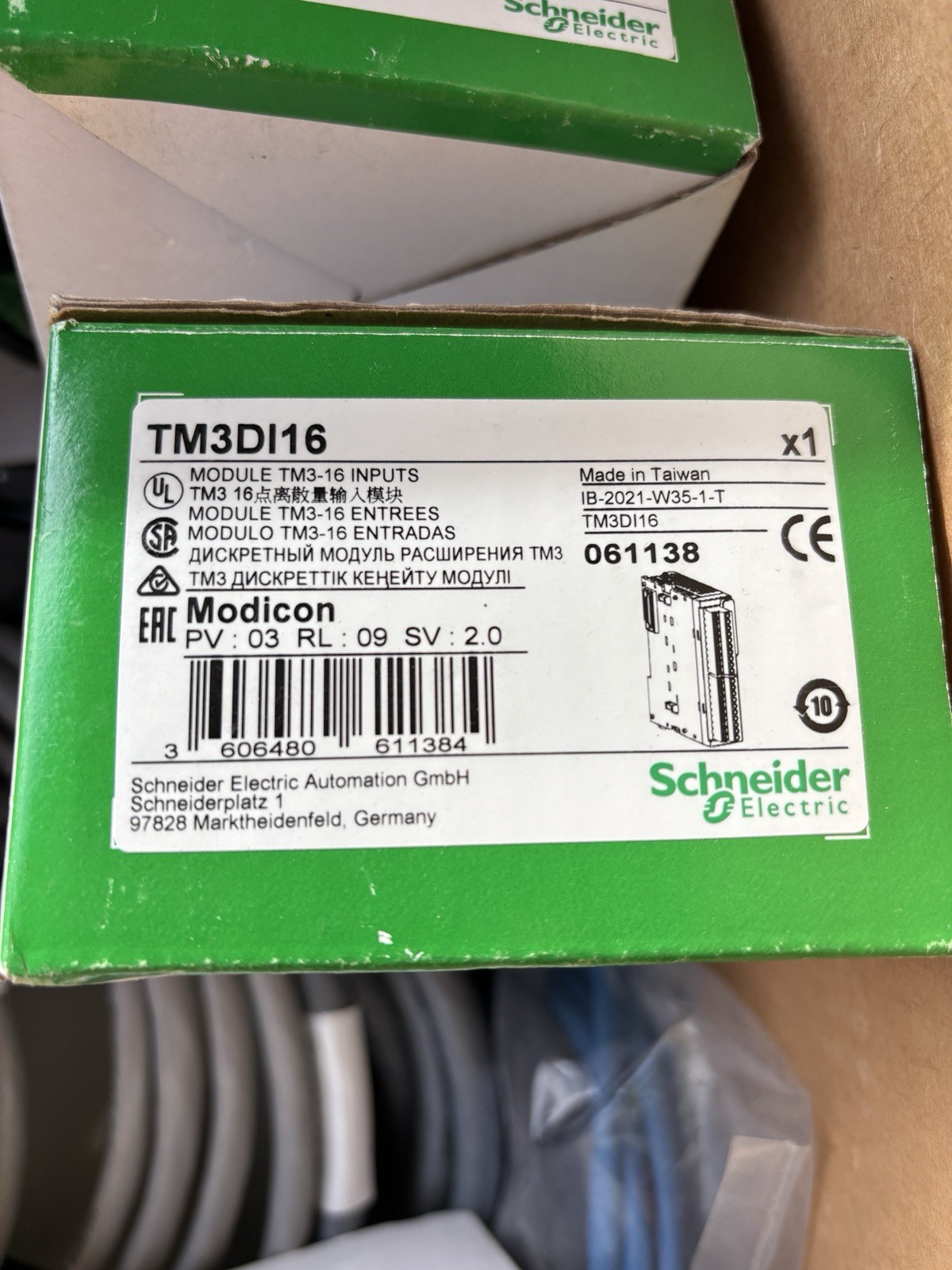 Schneider Electric Modicon TM3DI16 Digital Input Module