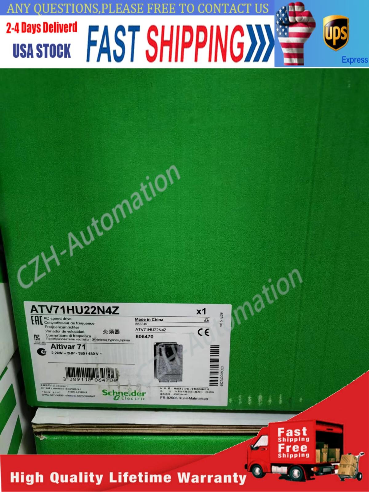ATV71HU22N4Z Inverter ATV71HU22N4Z  IN BOX  US Free TAX