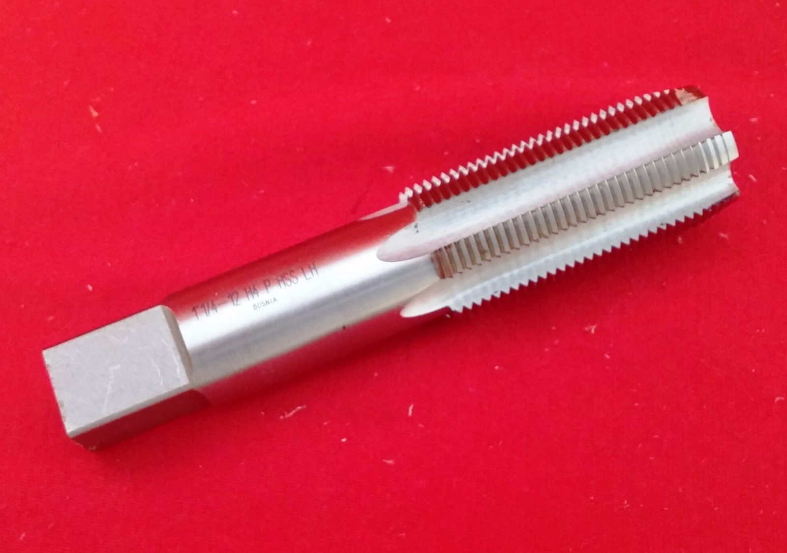 1-1/4"-12 NF Plug Hand Tap A1 166-18012 HSS LEFT HAND 4FL LH US Seller