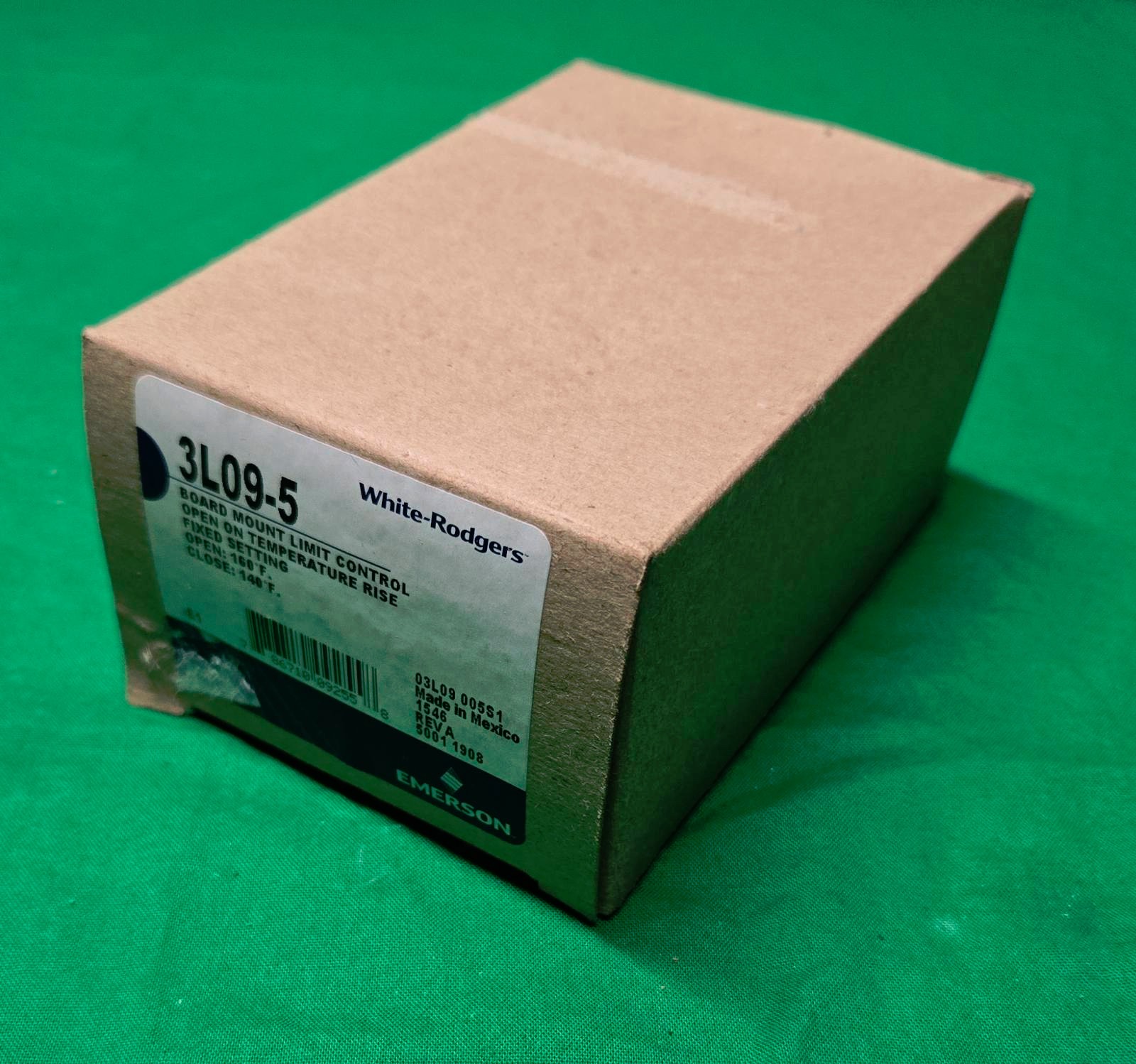 White Rodgers 3L09-5 Board Mount Limit Control Switch