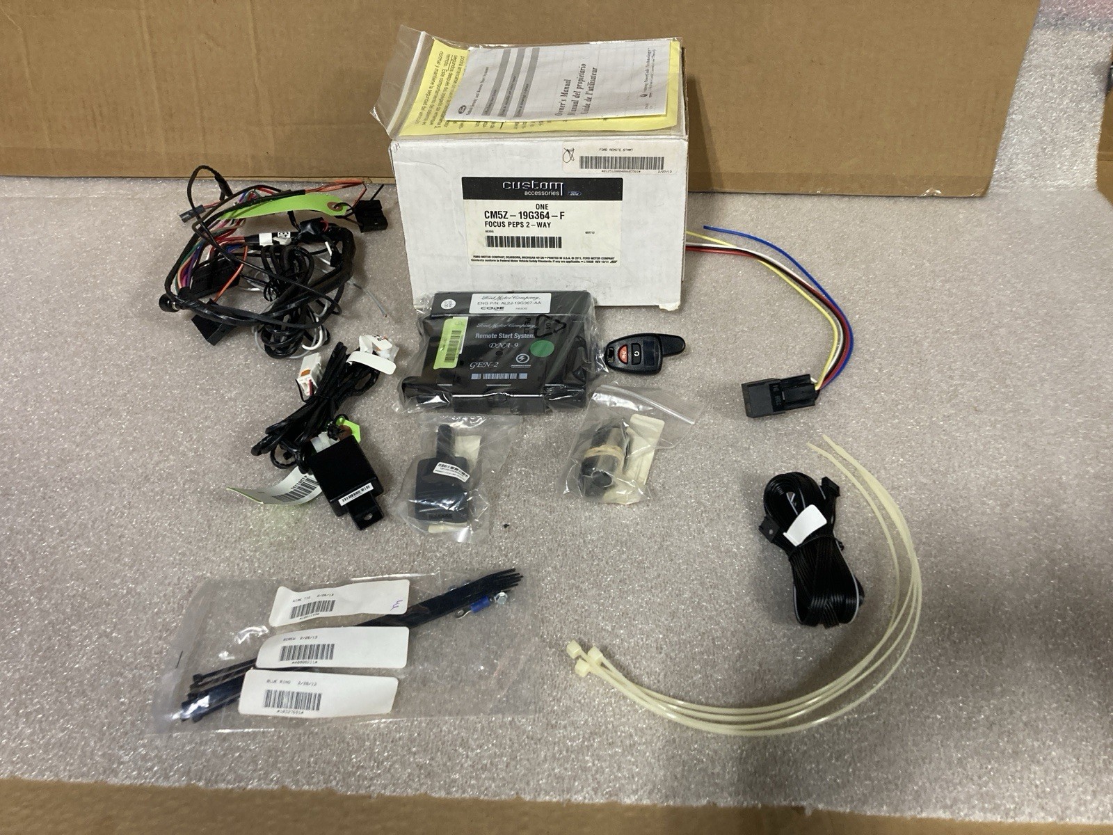CM5Z-19G364-F  Remote Start System - Bi-Directional, With Push Button Start FORD
