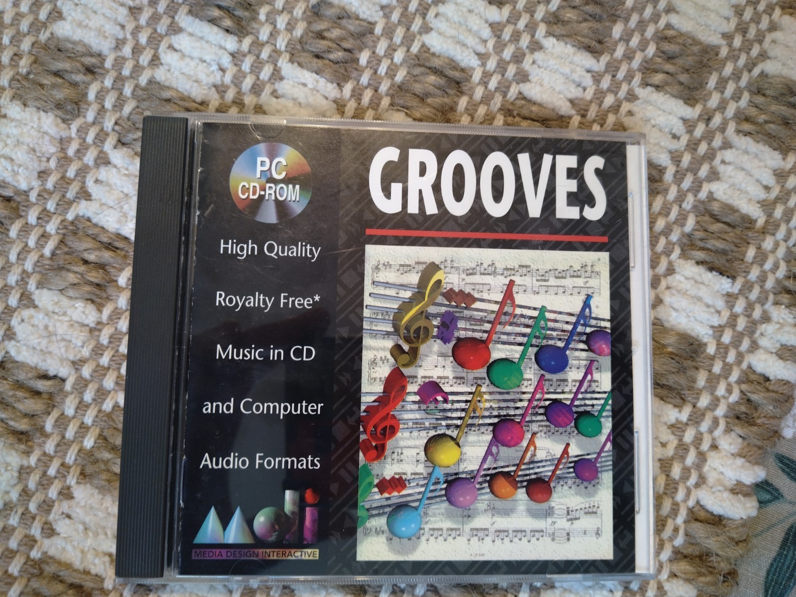 Grooves PC CD ROM - High Quality Royalty Free Music - Audio Beats Music