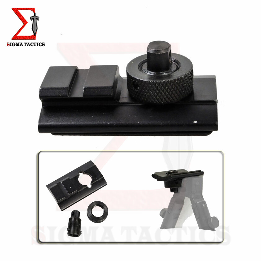 New Aluminum  Rifle Sling Swivel Stud to Picatinny Rail Bipod Mount Adapter