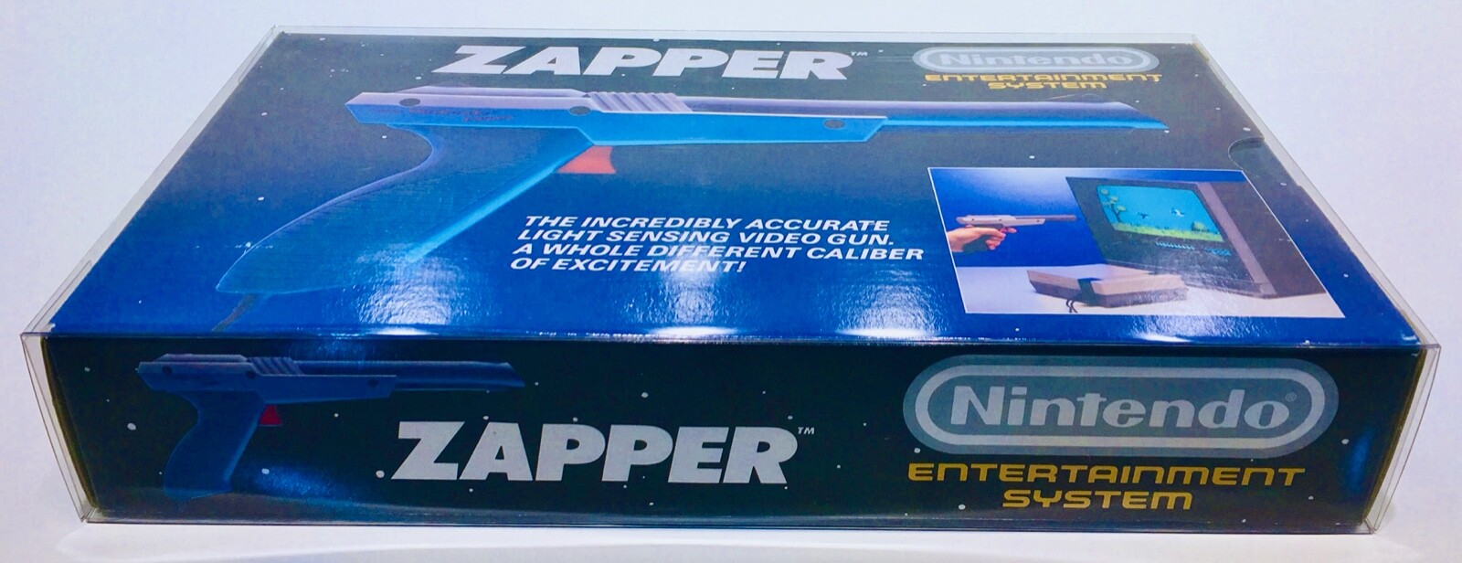 1 Box Protector for the NES ZAPPER Box! See pictures! Custom Made Display Case