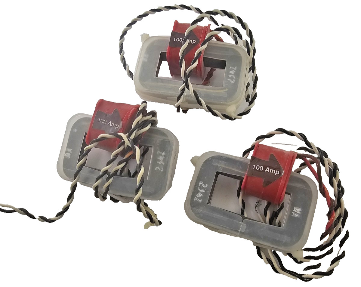 E-Mon D-Mon 480100 AC KWH Meter 277/480V 100A w/ 3 Split-Core Current Sensors