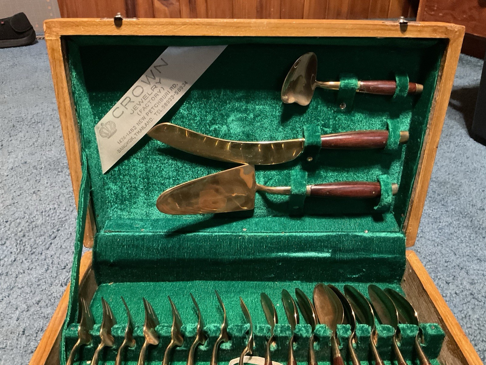 Vintage Vietnamese Silverware Set