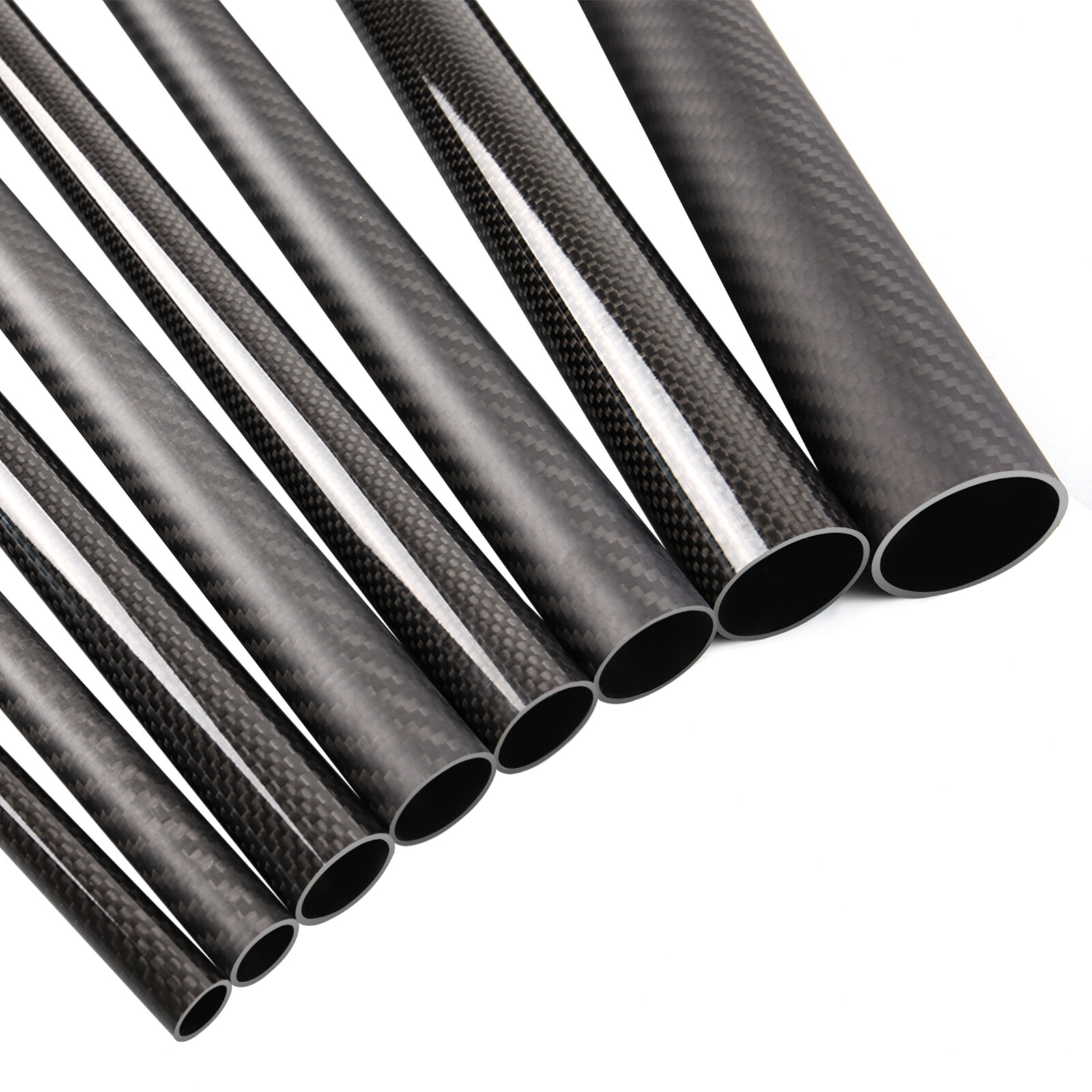 Carbon Fiber Tubes OD 6 8 10 12 14 16 18 20 22 23 24 25 27 30 40 500-420-400-330