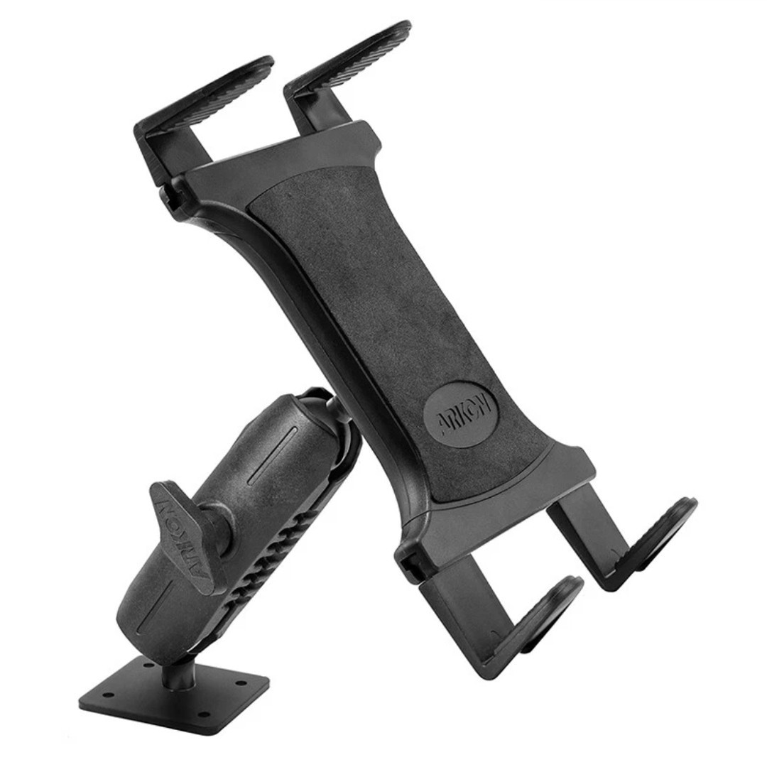 ARKON Metal Heavy Duty Drill Base Truck Car Mount Apple Samsung Tablet TABRMAMPS
