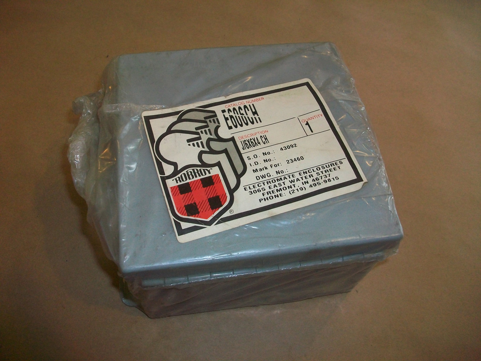 RobRoy Enclosure E606CH 6" X 6" X 4" NEW