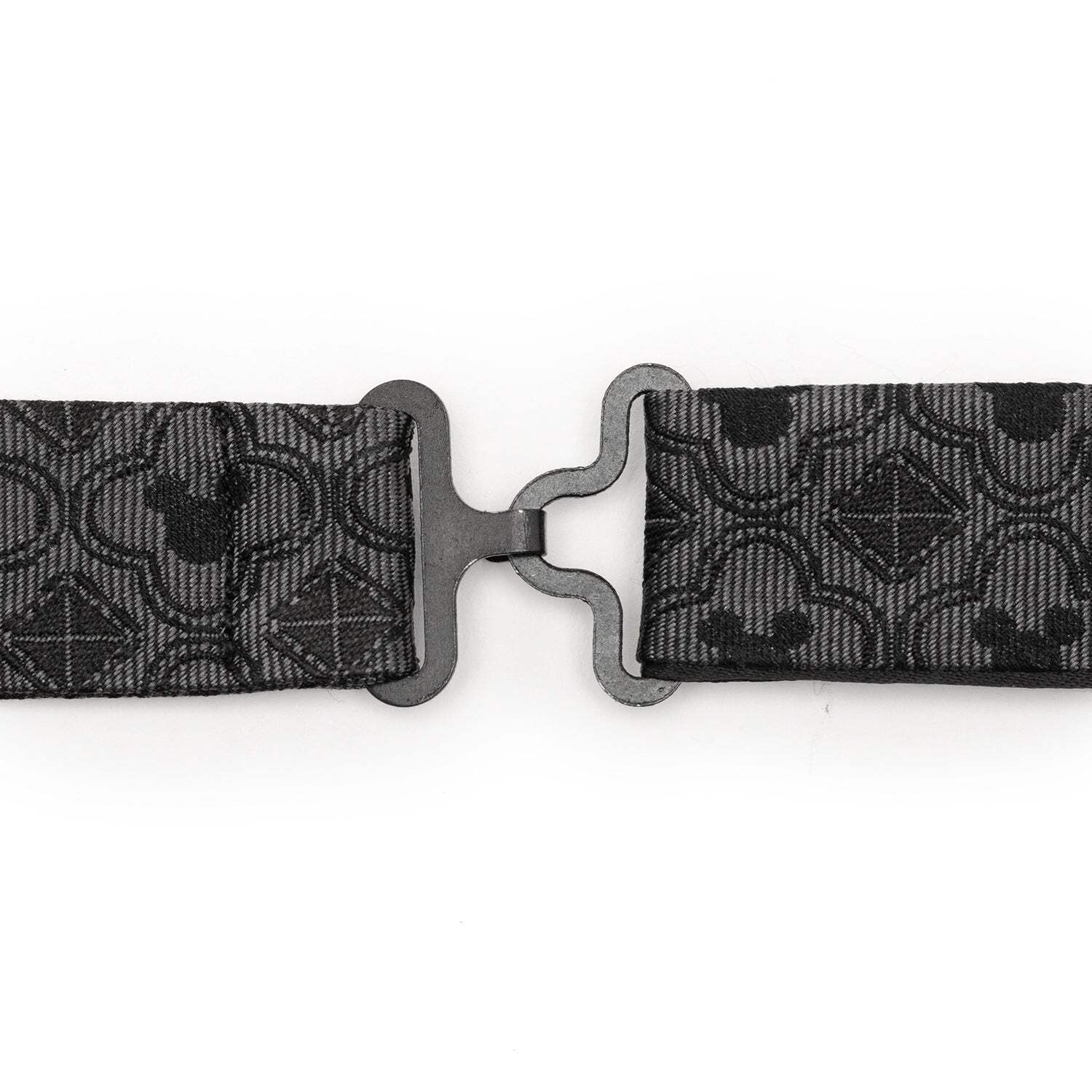 Disney Mickey Mouse Pattern Black Bow Tie