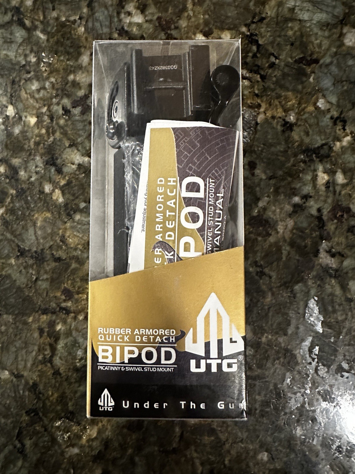 NEW TL-BP20Q-A Bipod LEAPERS UTG Rubber Armored Full Metal QD Height 6.0"- 8.5
