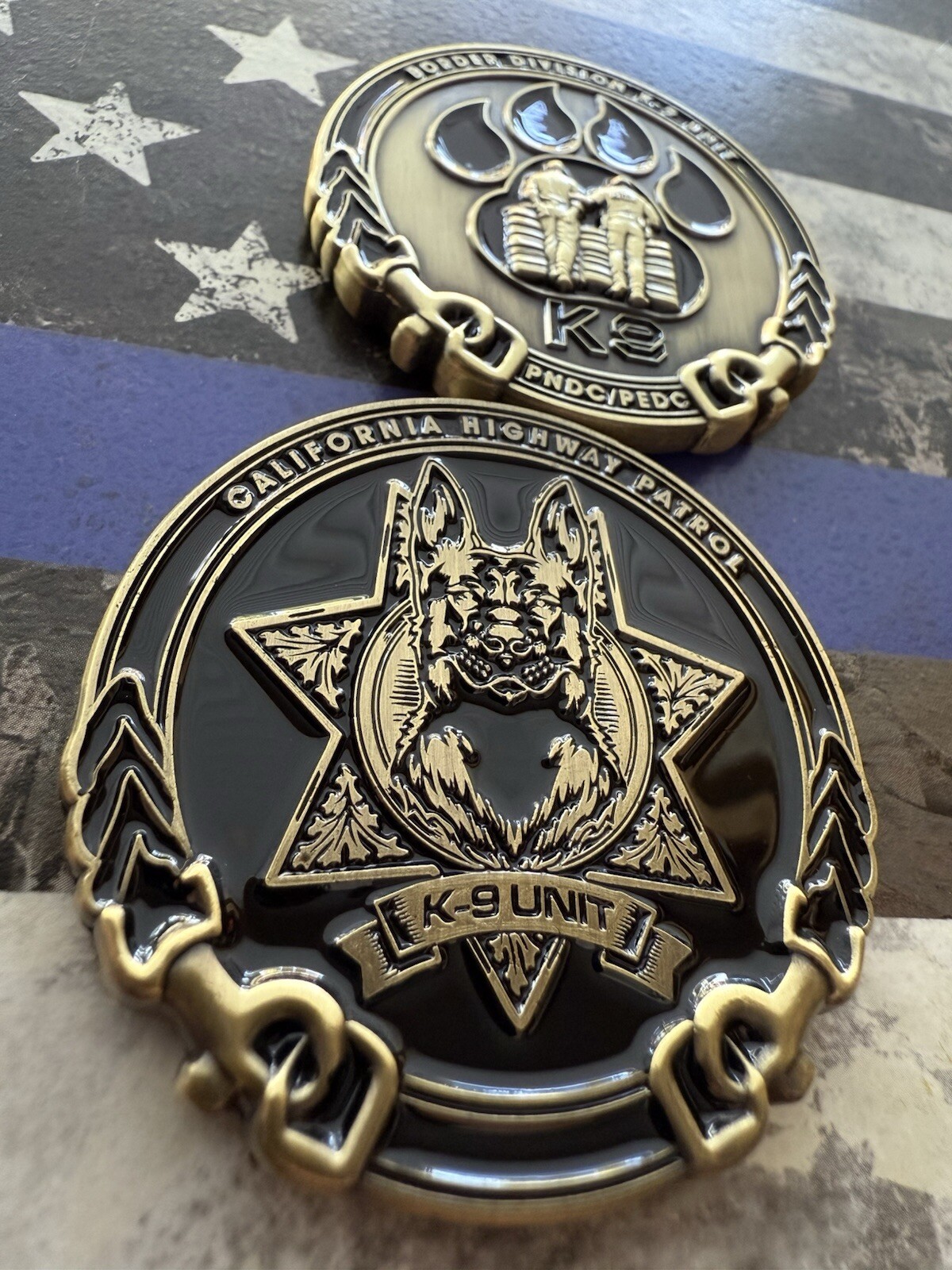 K9 Challenge Coin (Border Division)