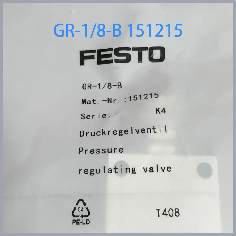 Festo Brand new GR-1/8-B GR-M5-B GR-1/4-B GR-3/8-B GR-3/4-B Valve Fast Shipping
