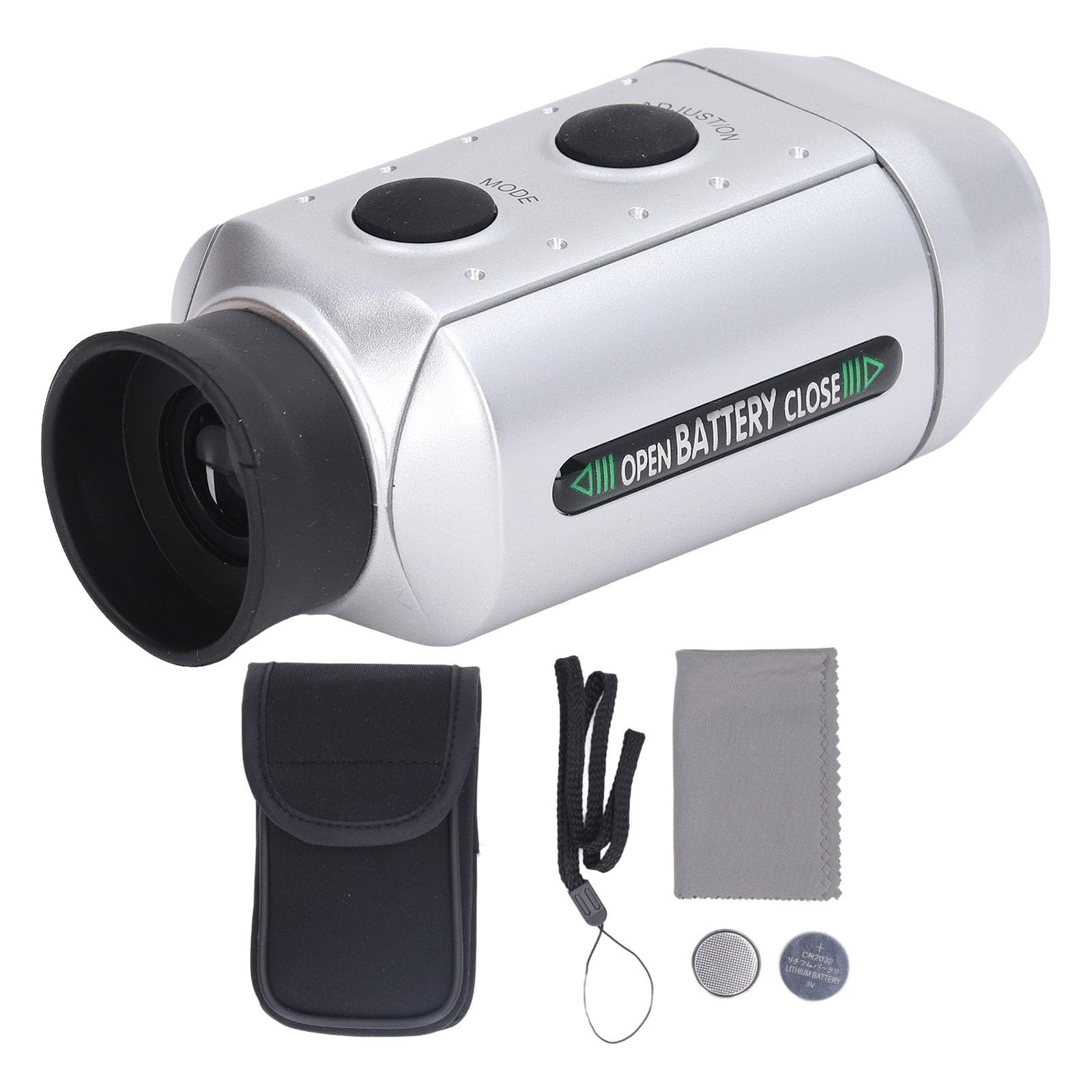 7X 1000 Yard Golf Rangefinder: Accurate Distance Meter with Battery Power