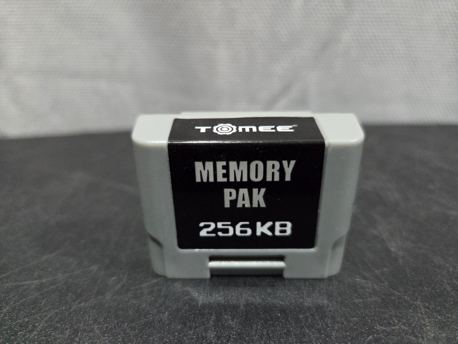 Nintendo 64 N64 Memory Pak Tomee 256KB Controller Card - Gray