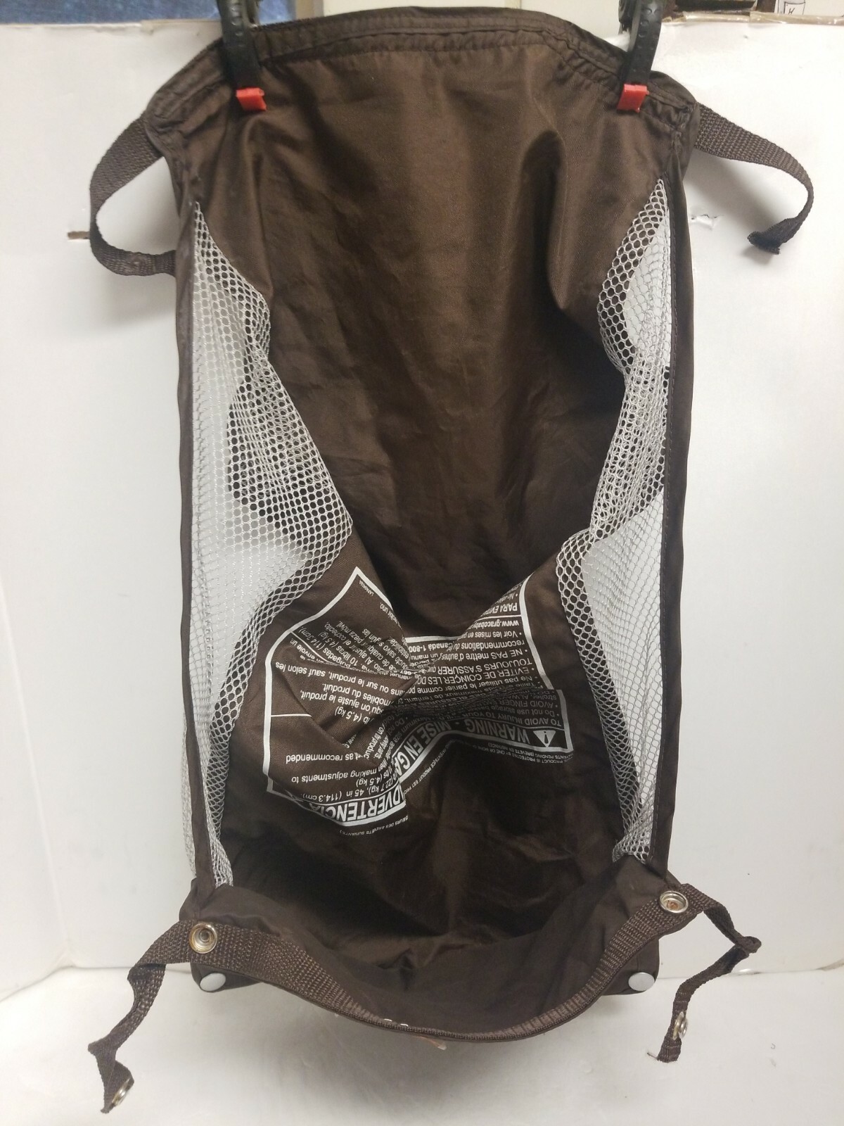 Graco 6C02BGP Umbrella Stroller Basket  Organizer Bag Replacement 2009 Brown