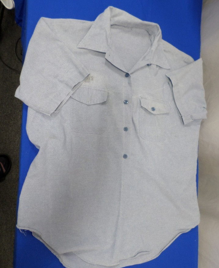 SEAFARER SHIRT UTILITY USN US NAVY WORKING UNIFORM CHAMBRAY SHORT SLEEVE MEDIUM