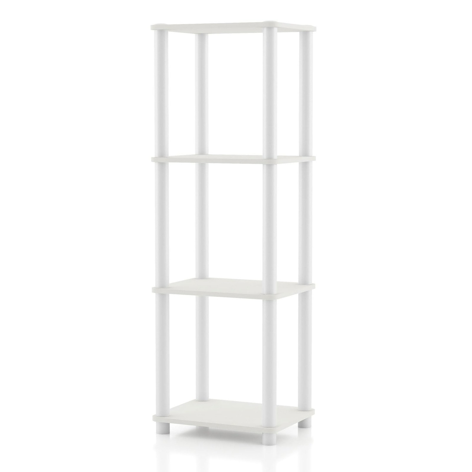 Homes Inside + Out Apexa Modern 4-Tier Narrow Shelving Units, Collectibles