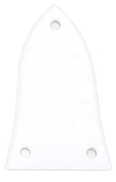 White 1- Ply Guitar Truss Rod Cover FREE SHIPPING!