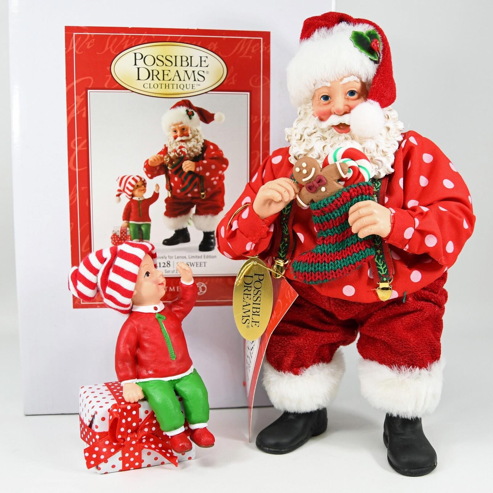 Department 56 Lenox Christmas Possible Dreams So Sweet Santa and Child 4044128