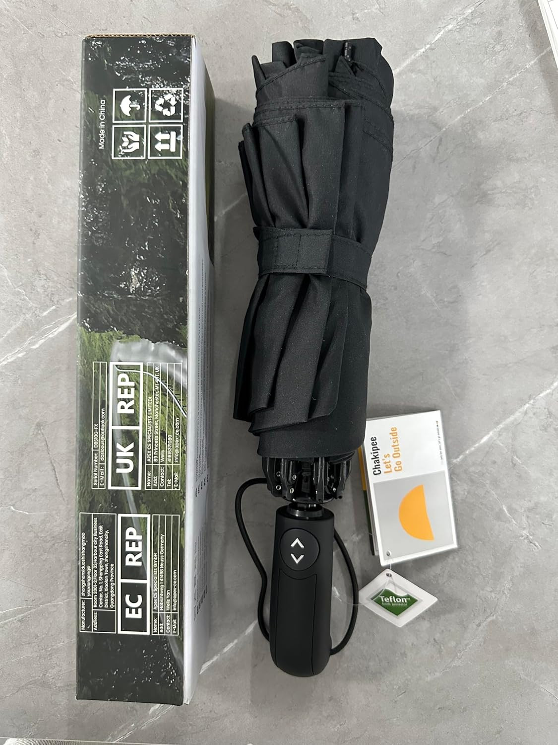 Travel Inverted Umbrella Compact Windproof- Automatic Reverse Umbrellas for Rain
