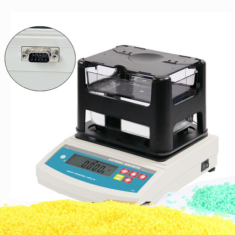 Solid Densimeter Plastic Rubber Density Tester Gravimeter with RS232C Interface