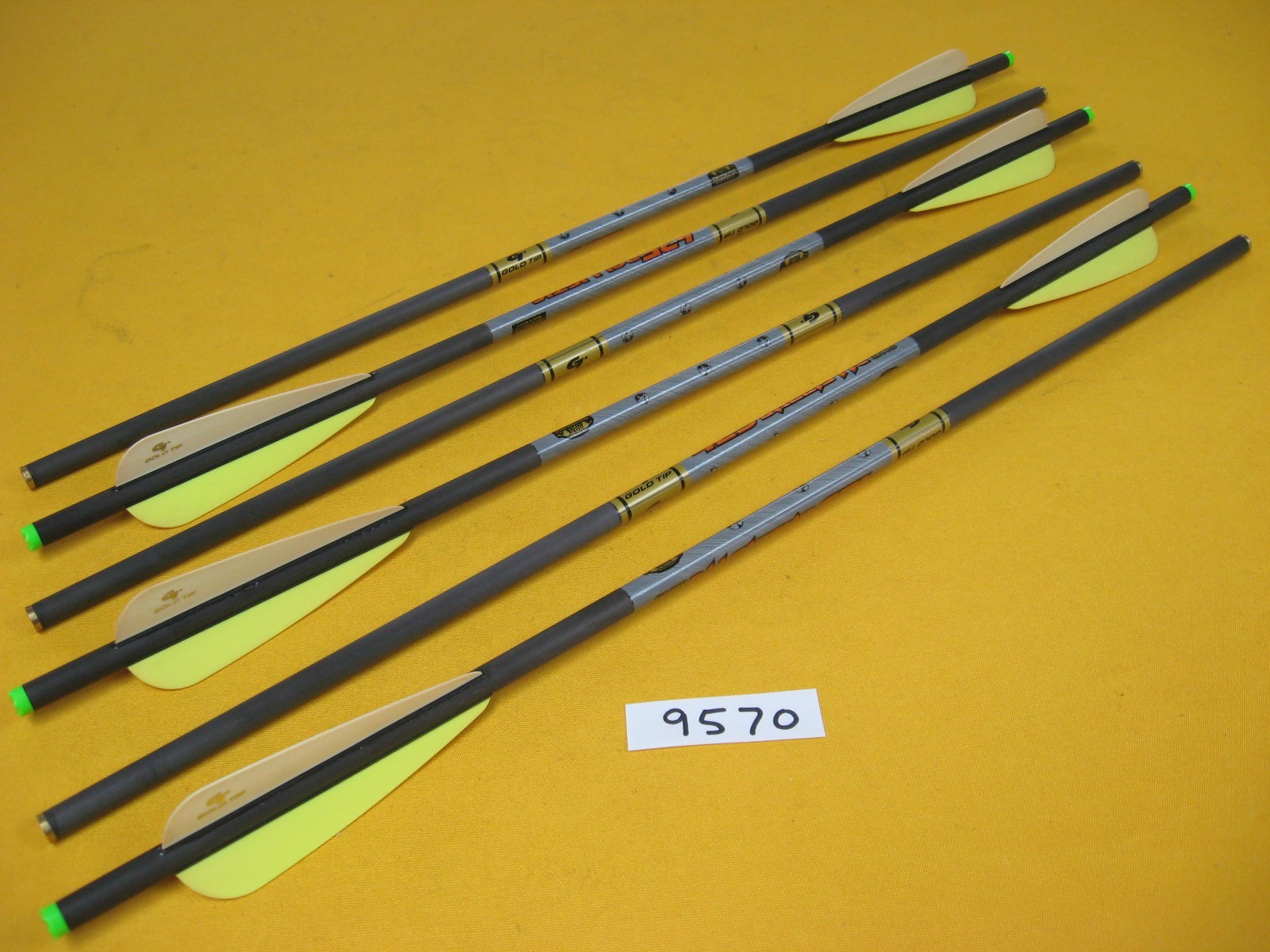Ten Point Wicked Ridge 6 Gold Tip 425 Ballistic Carbon Arrows 20" w/OMNI Nock
