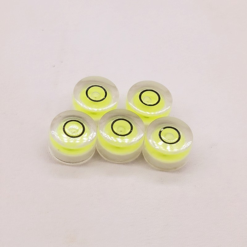 30Pcs Round Bubble Mini with Round Level High Precision 10x6mm