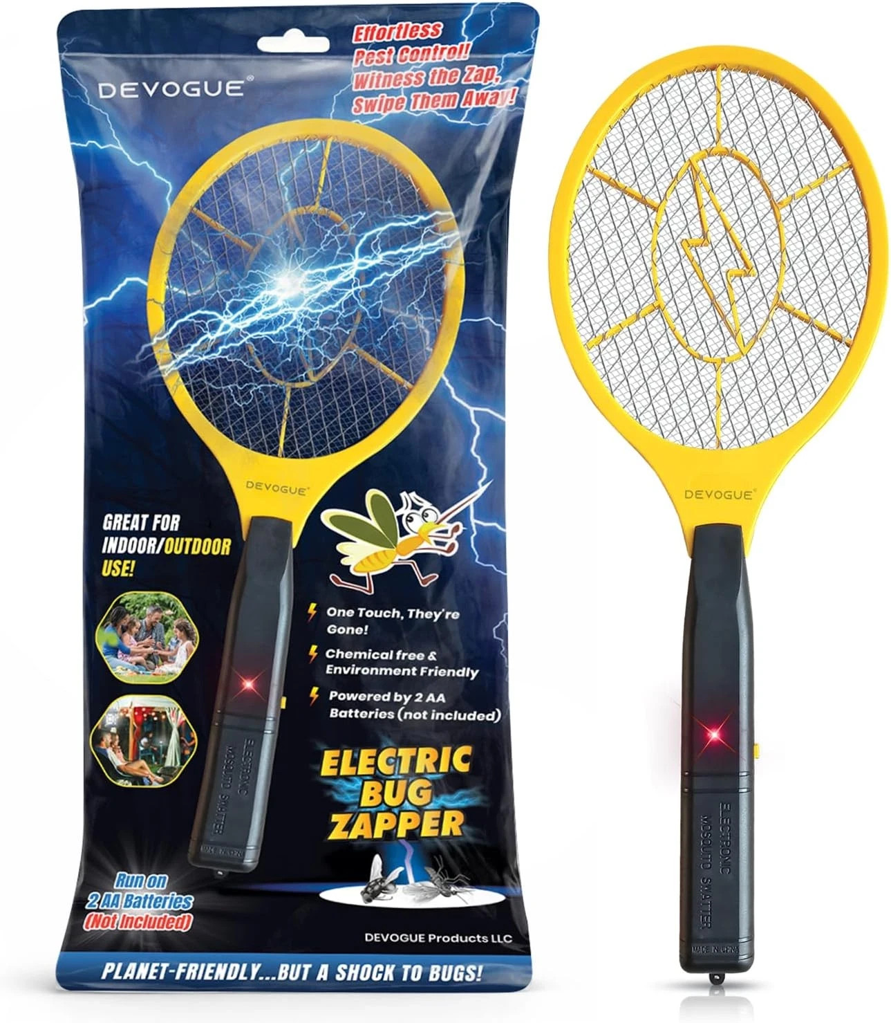 Mata moscas electrico control de plagas raqueta electrica para matar moscos
