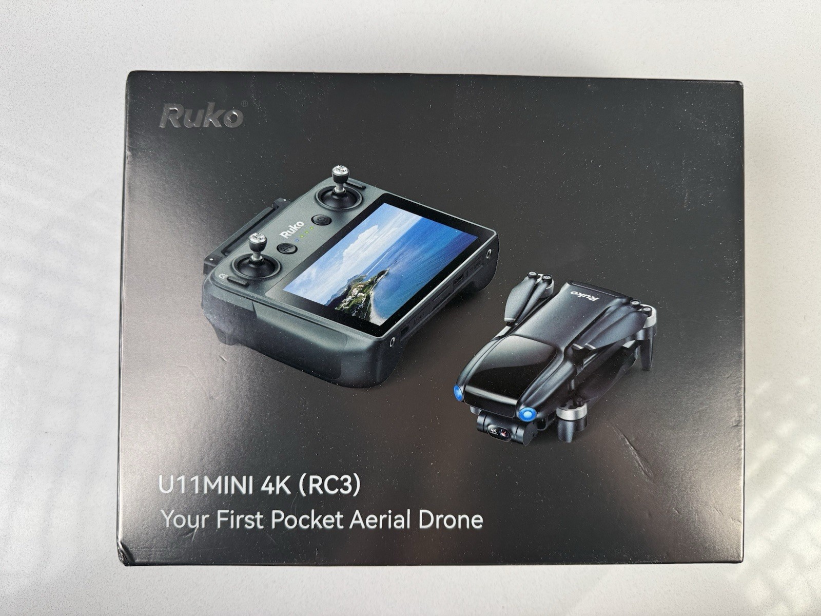 Ruko U11MINI 4K Drone RC3 Remote 5.5 Inch Screen 3-Axis Gimbal Sub 249g
