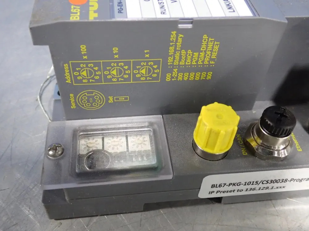 TURCK BL67-PKG-1015/CS30038 I/O MODULE 04200480989