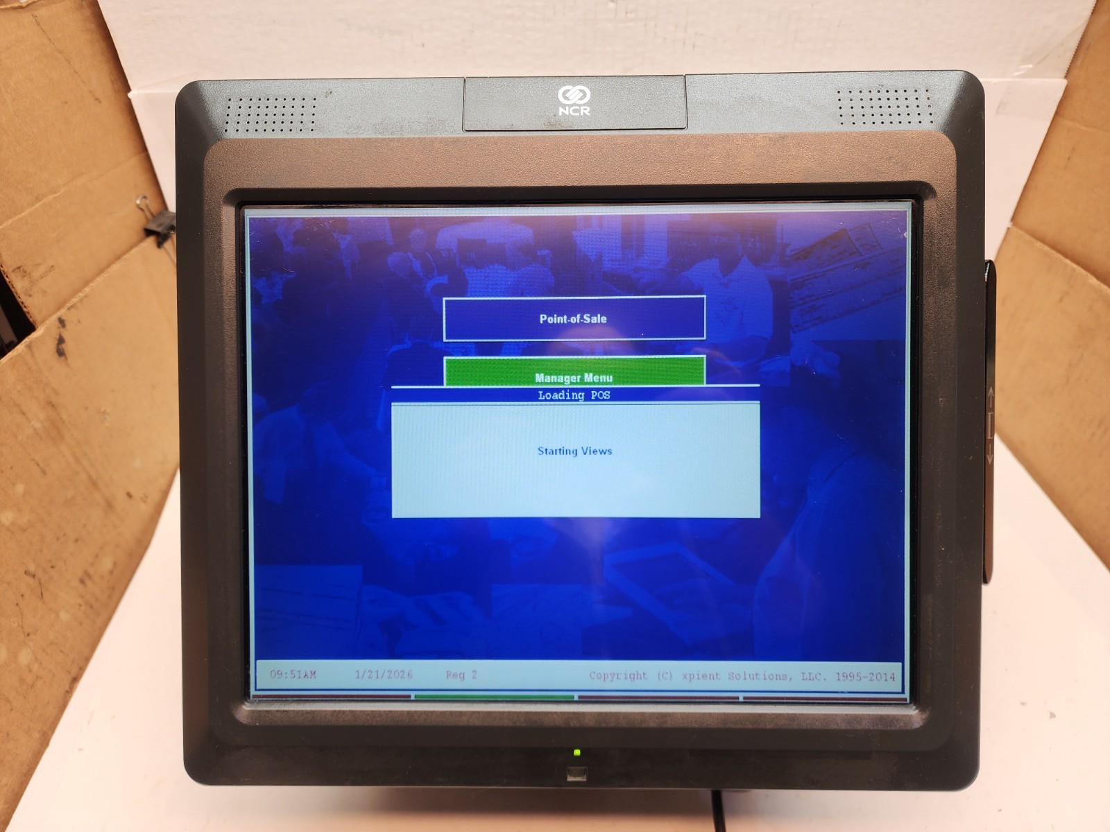 NCR RealPOS 72XRT POS Point of sale Terminal Locked *PARTS ONLY*