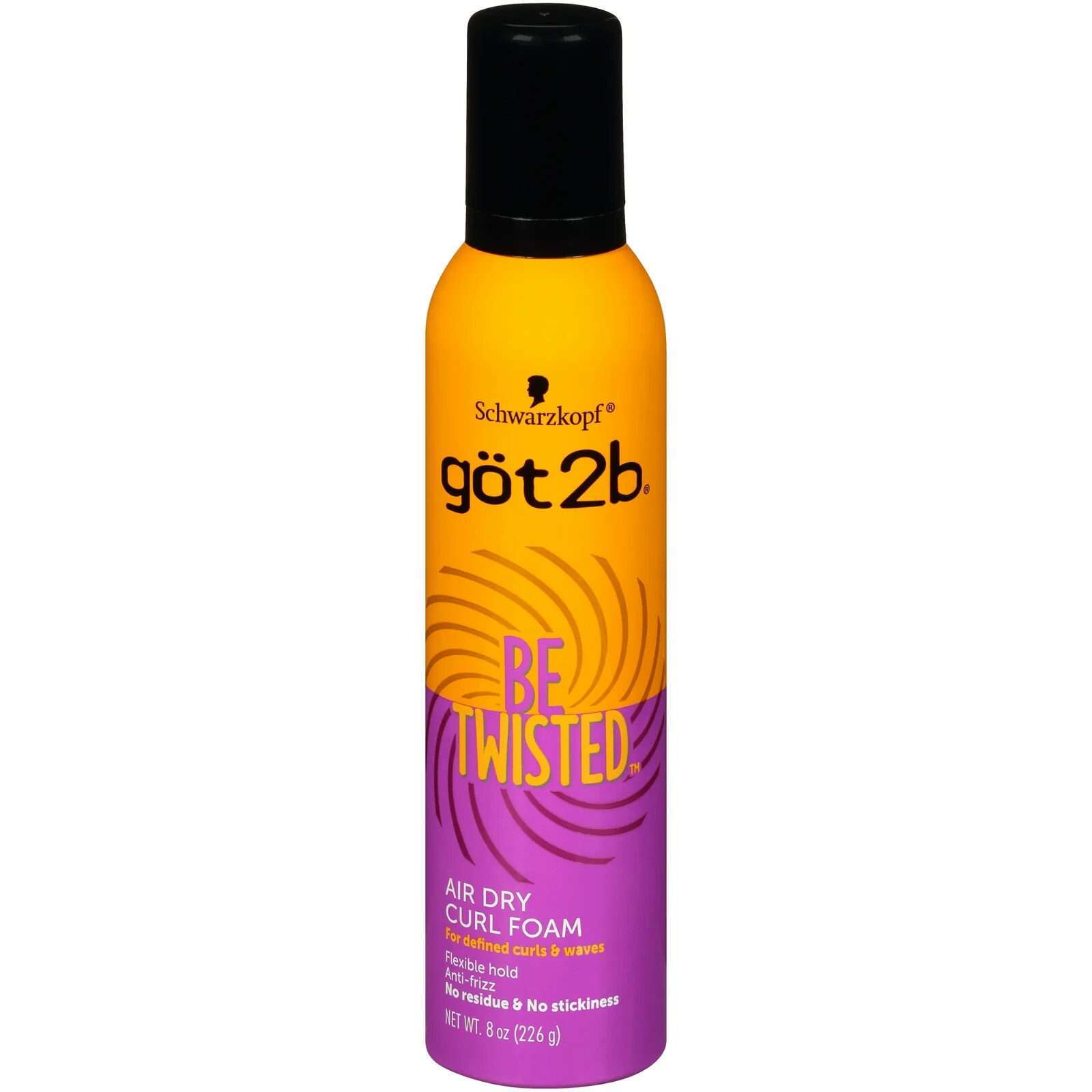 Got2b Be Twisted Air Dry Curl Foam, 8 oz