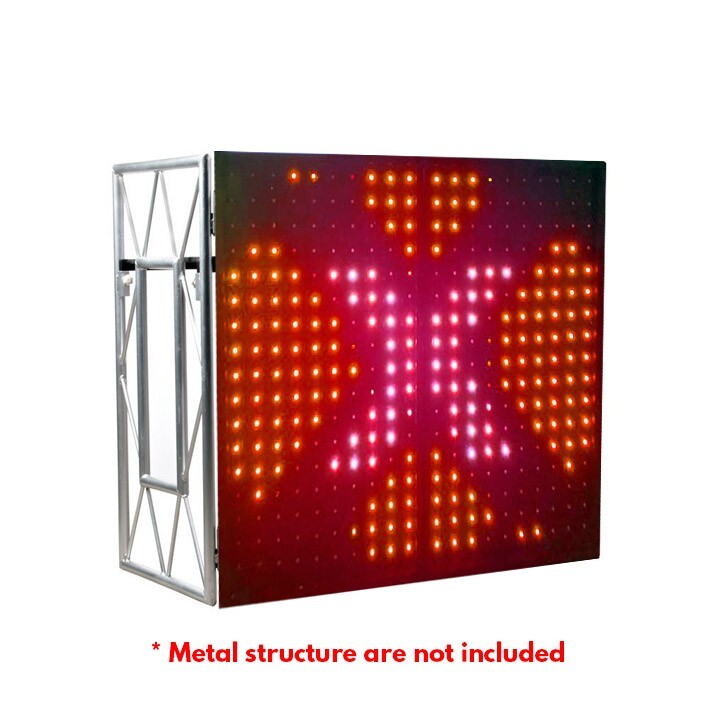 LED Pixel DJ Facade Panels, 2 Detachable Interactive Panels for ADJ Structure