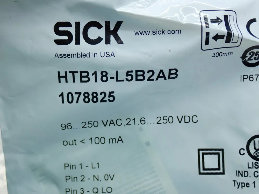 SICK INDUCTIVE PROXIMITY SWITCH HTB18-L5B2AB