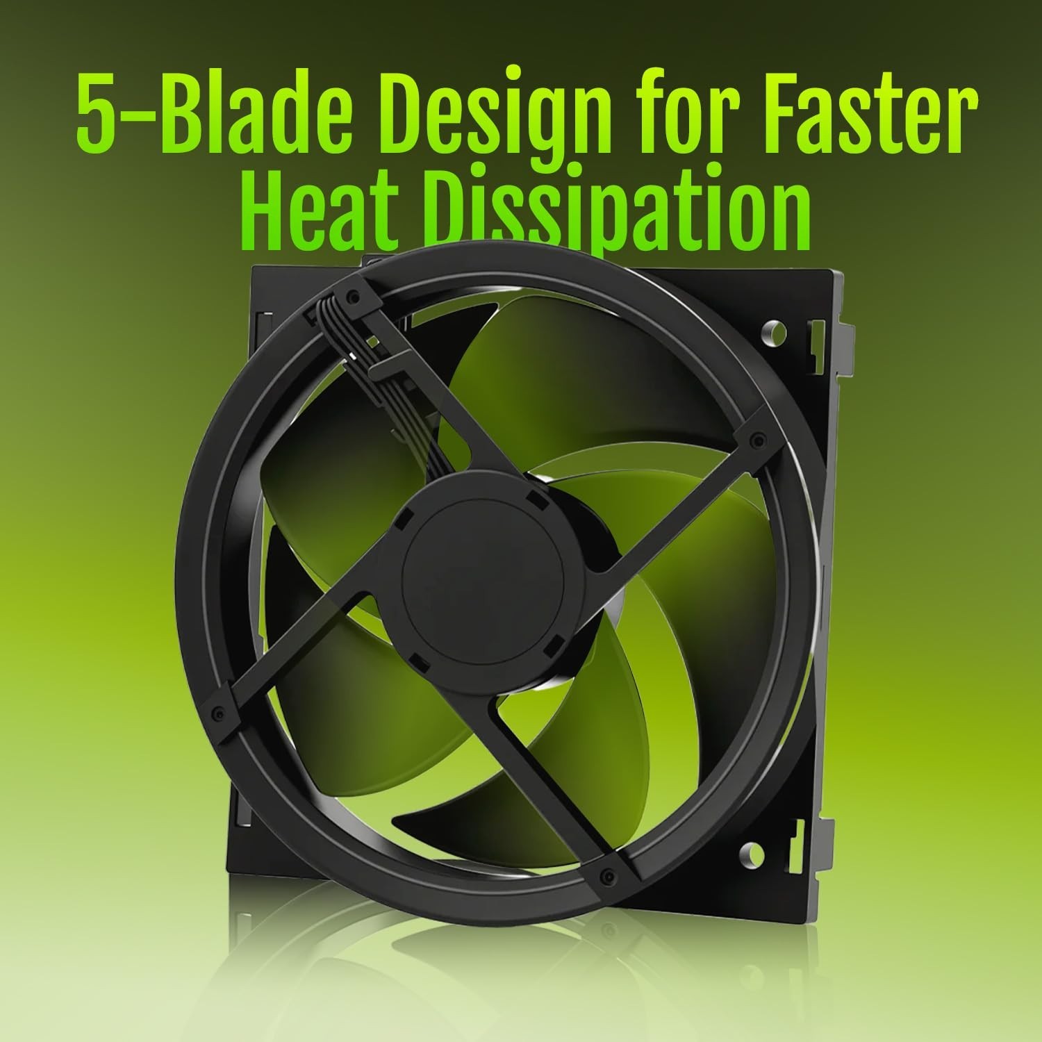 Replacement Internal Cooling Fan for Xbox ONE Gaming Console, 4-Pin Connector