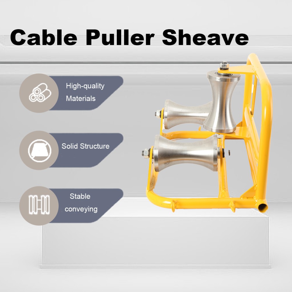 Cable Puller Sheave Heavy-Duty Industrial Pulley for Large-Scale Cable Laying