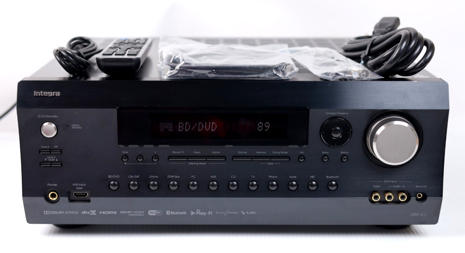 Integra DRX-3.1 7.2Ch 4K AV Receiver Wi-Fi Bluetooth Atmos w27