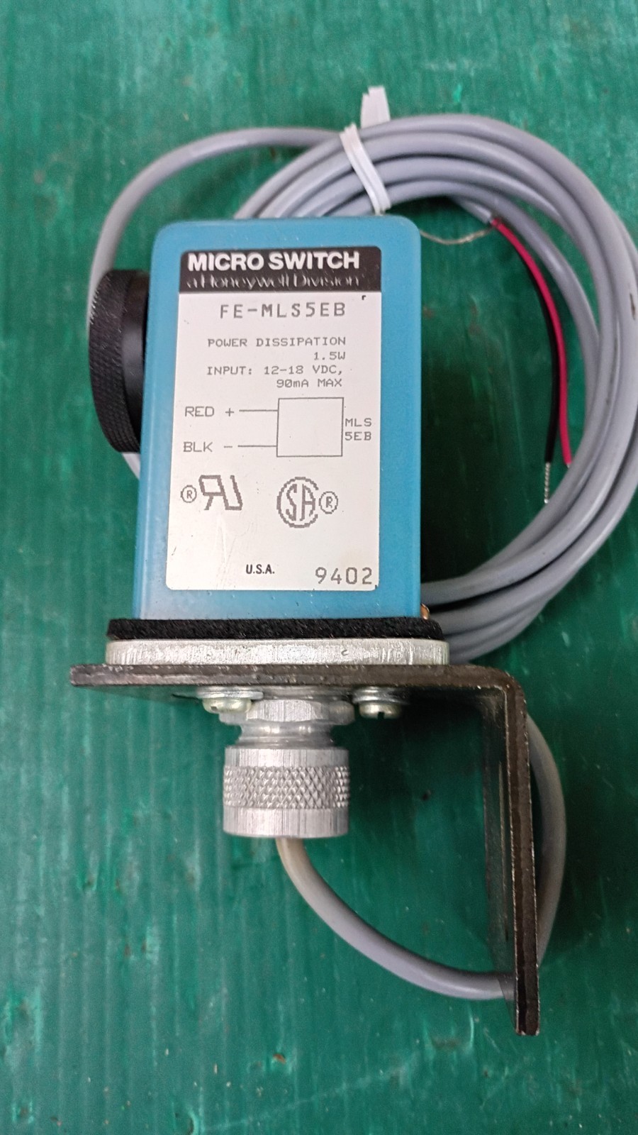 Honeywell Micro Switch FE-MLS5EB - Photoelectric Emitter Sensor 12-18VDC Input