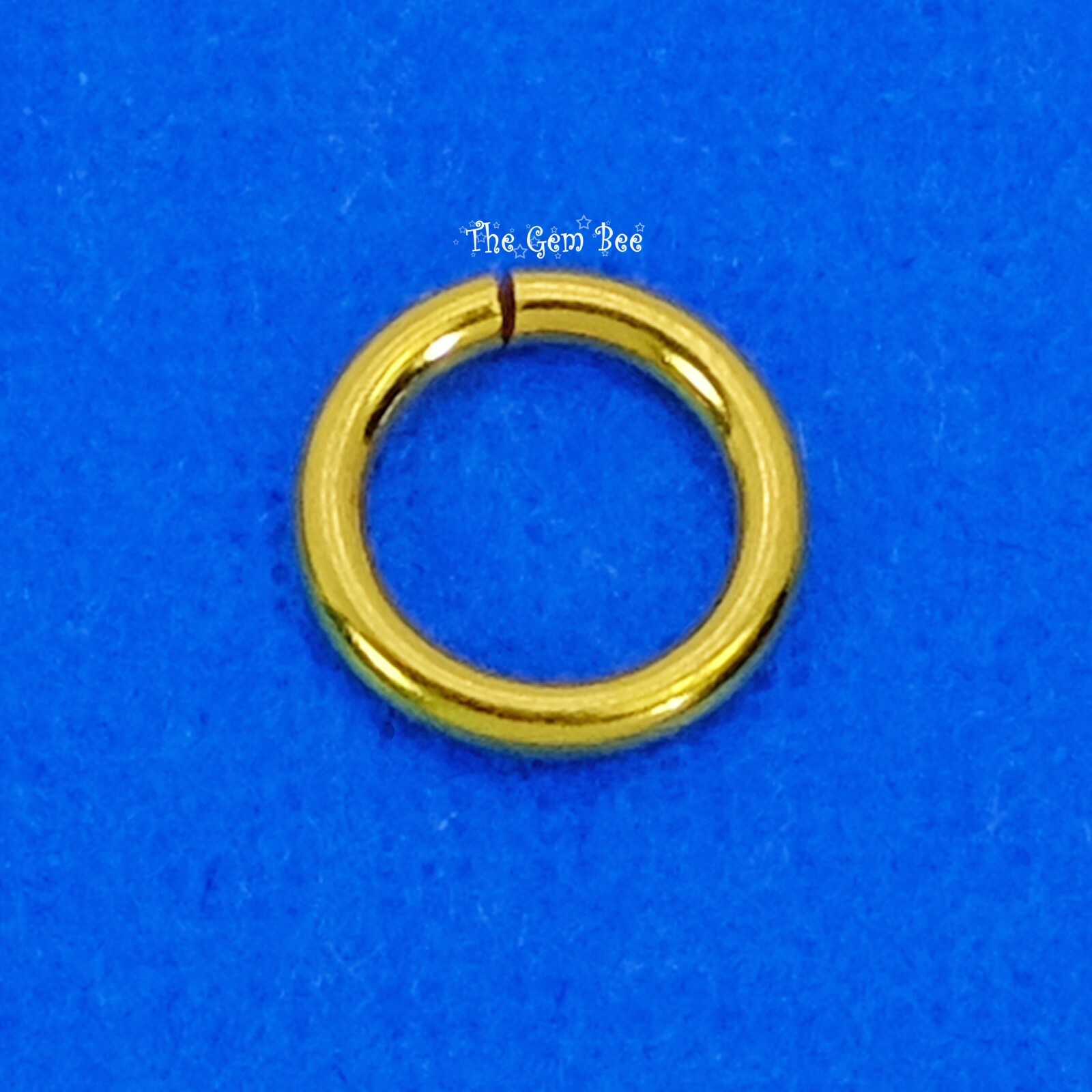 5.25MM 20 Gauge 18k Solid Yellow Gold Open Jump O Ring (1)