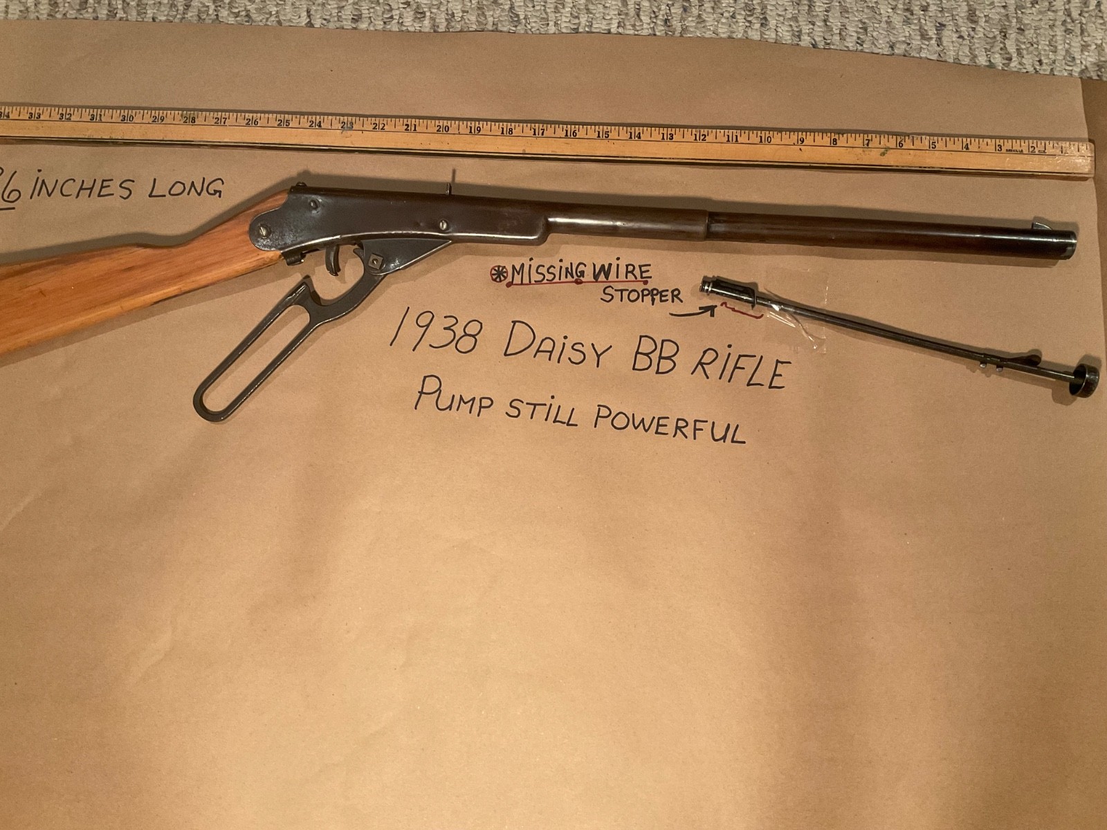 Daisy Vintage 1938 BB Air rifle