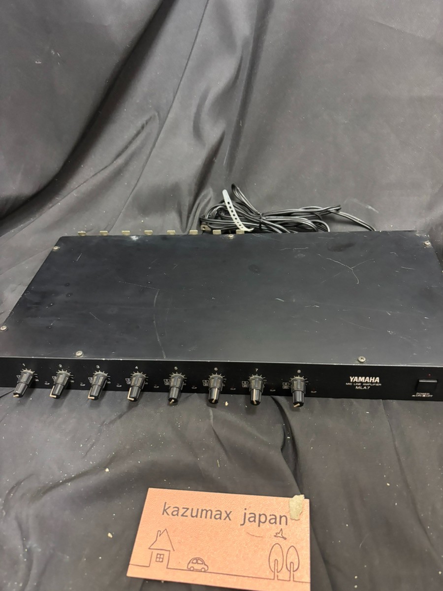 Yamaha MLA7 8-Channel Microphone Line Amplifier Professional Audio Mixer Good