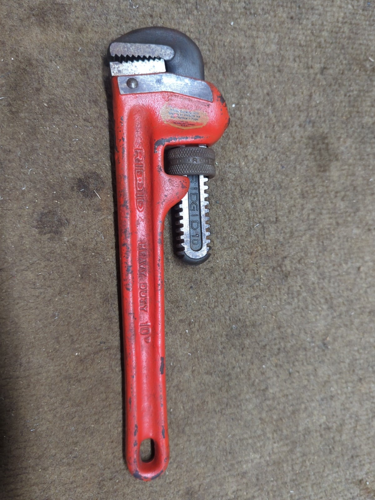 Ridgid Pipe Wrench 10-in
